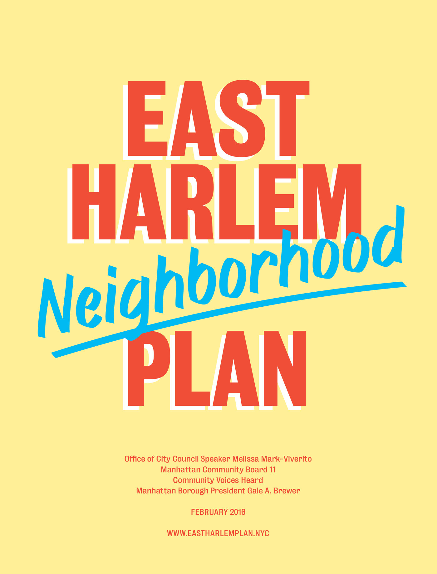 East Harlem Neighborhood Plan