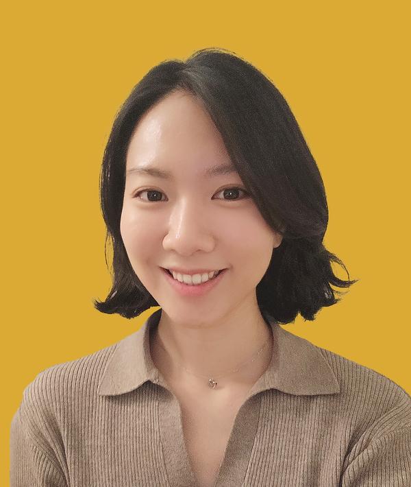 Headshot of Chai Eun Hwang against a yellow background.